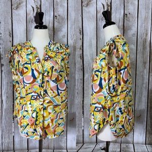 Anthro Danielle Kroll Brooklynite Blouse Top